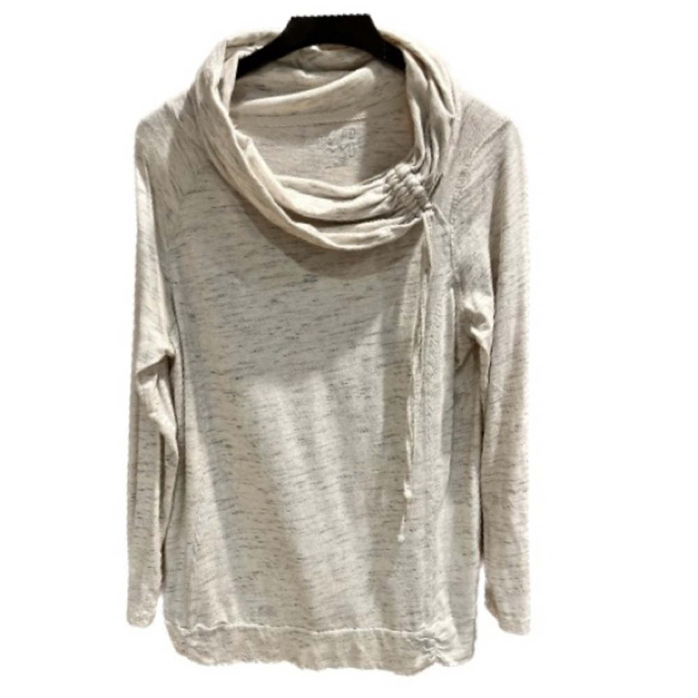 Made For Life Cowl Neck Drawstring Top Size Petite Large